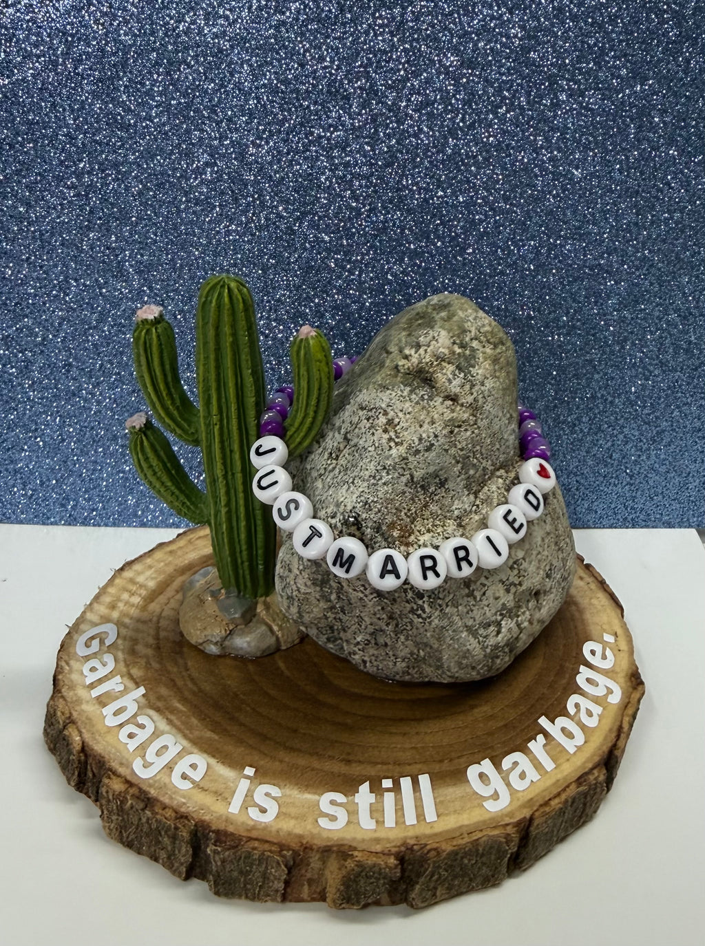Garbage is still garbage/just married