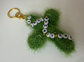It ends when it ends fuzzy crocheted cactus keychain